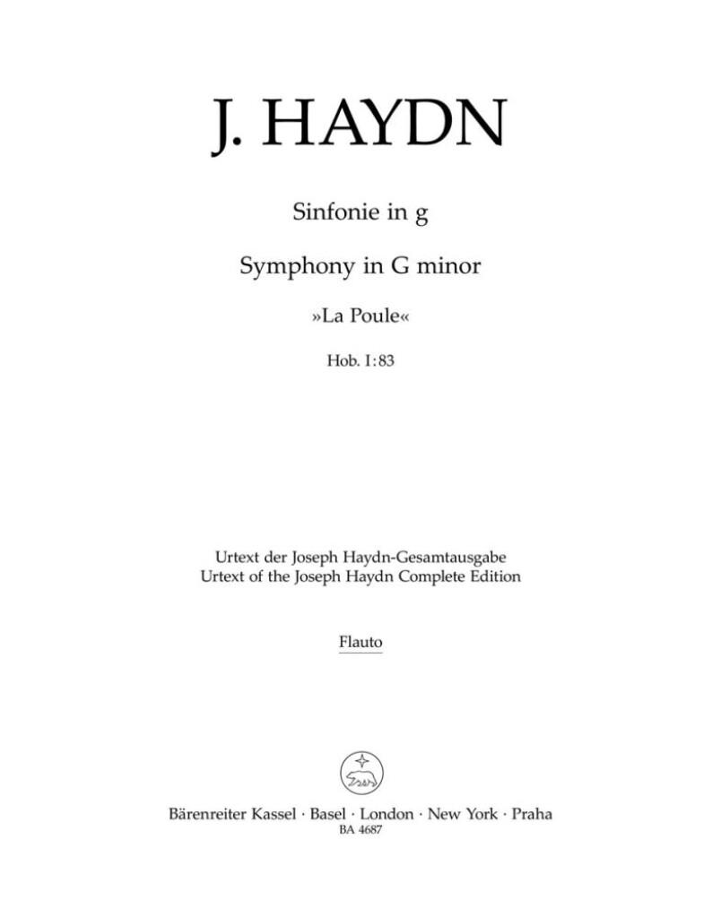 Symphony in G minor No. 83